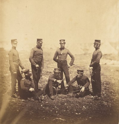 Officers of the 68th Light Infantry by Roger Fenton