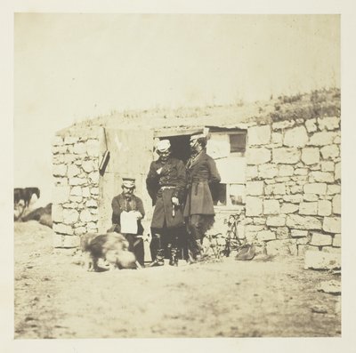 Officers on the Staff of Lieutenant General Sir Richard England by Roger Fenton