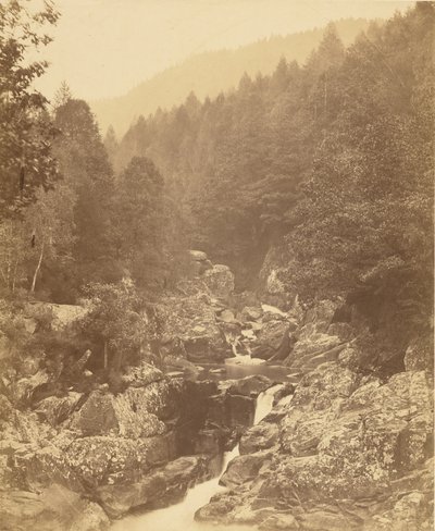 On the Llugury, Below the Swallow Falls by Roger Fenton