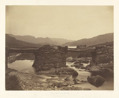 Pont-y-Garth, near Capel Curig by Roger Fenton