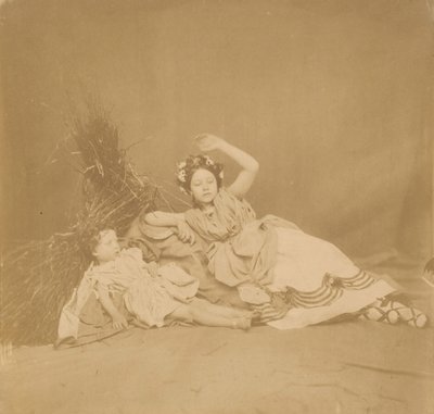 Royal Children in Tableau of the Seasons, 1854 by Roger Fenton
