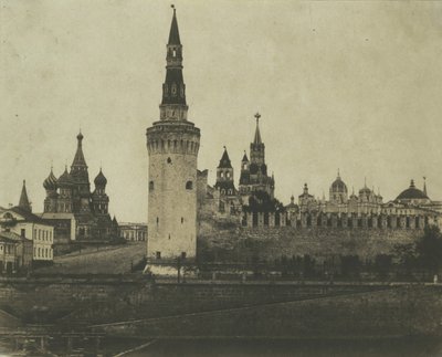 South Front of the Kremlin from the Old Bridge, 1852 by Roger Fenton