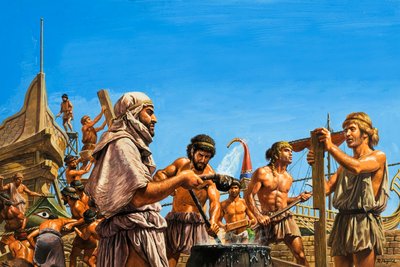 Construction of the Athenian navy by Roger Payne