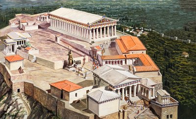 The Acropolis and the Parthenon by Roger Payne