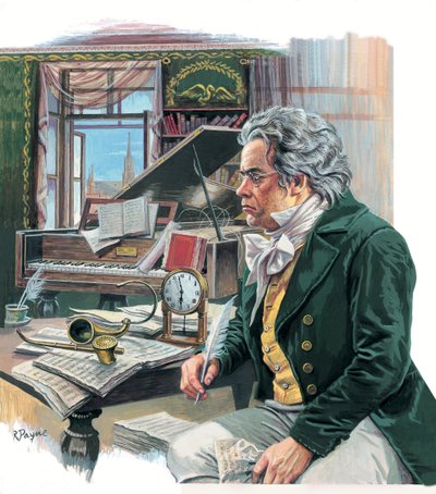 Ludwig van Beethoven (1770-1827) by Roger Payne