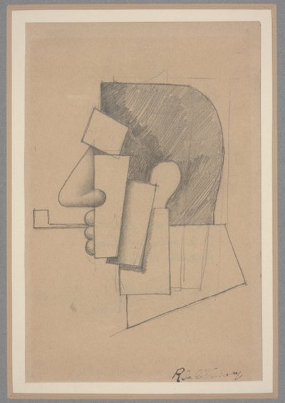Cubist Head, c.1915-20 by Roger de La Fresnaye