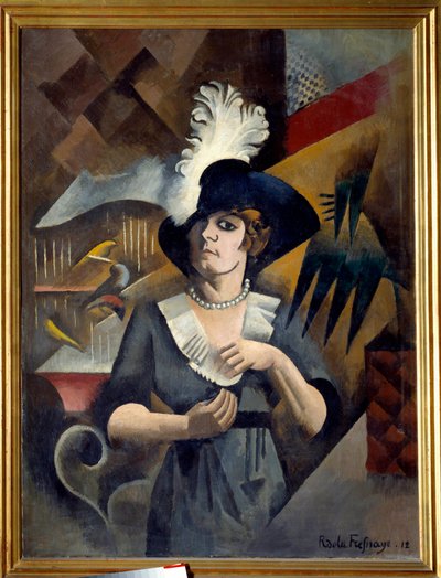 Portrait of Alice in the Big Hat by Roger de La Fresnaye