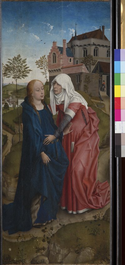 The Visitation by Rogier van der (workshop of) Weyden
