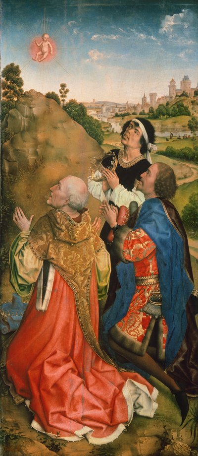 Bladelin altarpiece, (detail) by Rogier van der Weyden