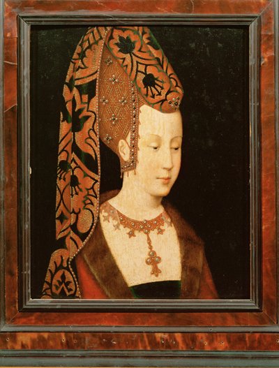 Isabelle de Bourbon, Wife of Charles the Bold, or Isabella of Portugal, Wife of Philip the Good by Rogier van der Weyden