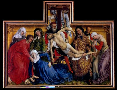 Pieta (The Deposition or Descent from the Cross) by Rogier van der Weyden