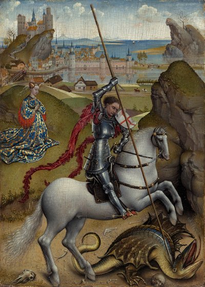 Saint George and the Dragon by Rogier van der Weyden