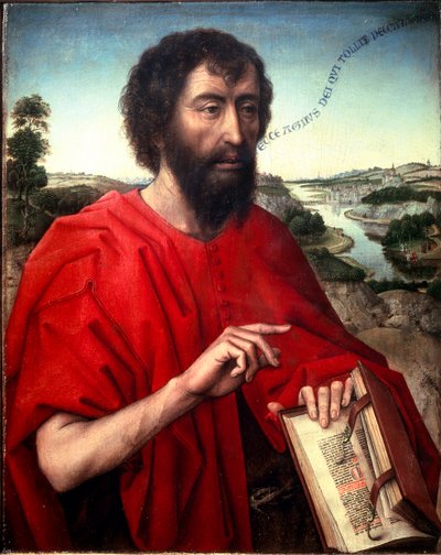 Saint John the Baptist (detail) by Rogier van der Weyden
