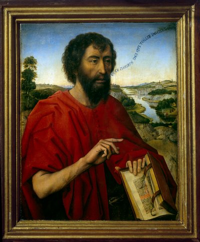 Saint John the Baptist (detail) by Rogier van der Weyden