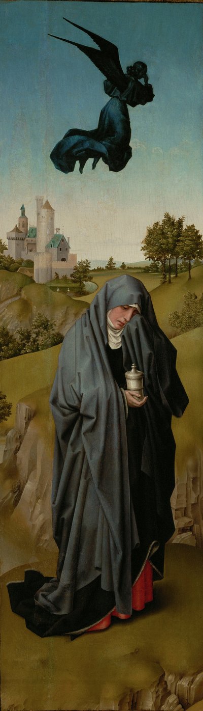 Saint Mary Magdalene The Crucifixion Triptych by Rogier van der Weyden