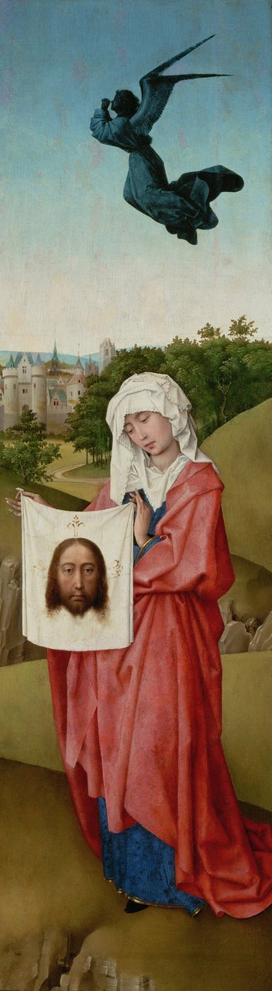 Saint Veronica The Crucifixion Triptych by Rogier van der Weyden