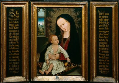 Salve Regina, Representation of the Virgin and Child Holding a Pear by Rogier van der Weyden