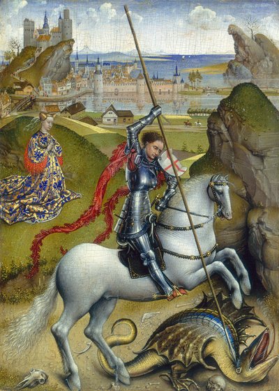 St. George and the Dragon, c.1432-1435 by Rogier van der Weyden