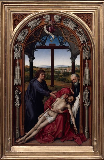 The Altar of Our Lady Miraflores Altar by Rogier van der Weyden