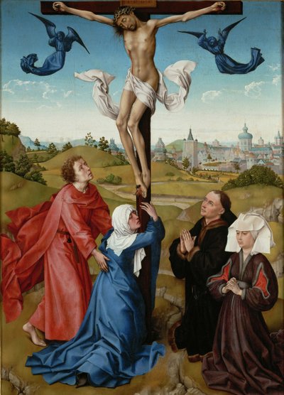 The Crucifixion Triptych, c. 1440 by Rogier van der Weyden