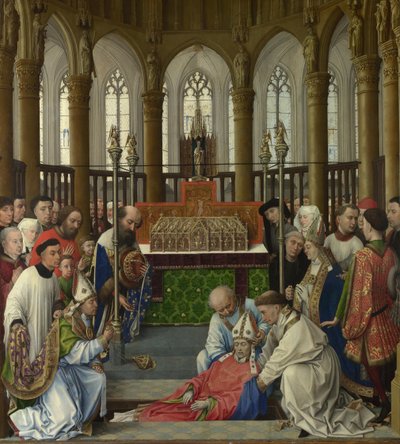 The Exhumation of Saint Hubert, 1430s by Rogier van der Weyden