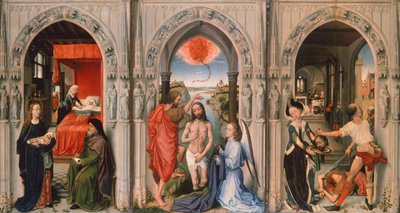 Triptych of Baptist by Rogier van der Weyden
