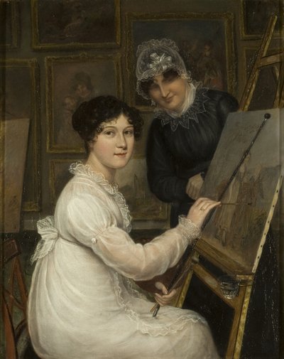 The Artist and Her Mother by Rolinda Sharples
