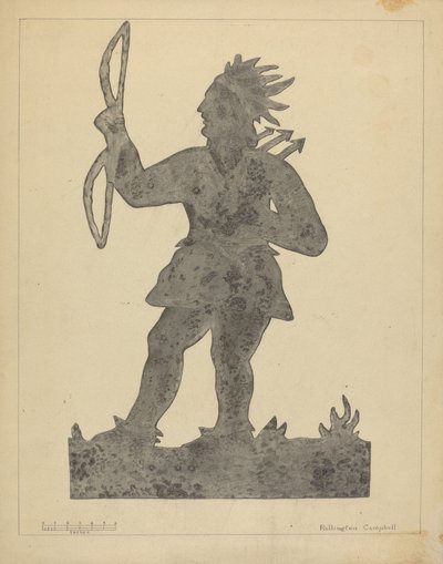 Indian Weather Vane by Rollington Campbell