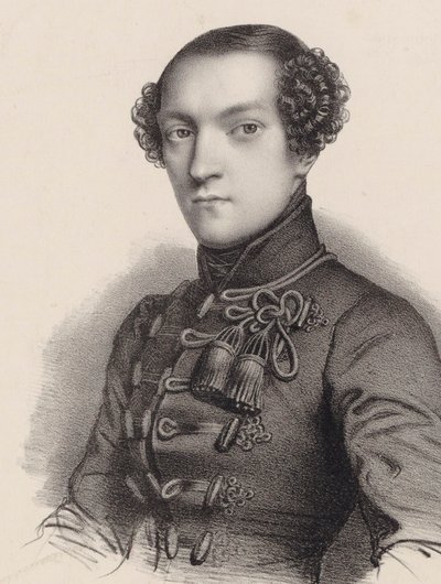 Portrait of the Pianist and Composer Antoine de Kontski 1817-1899 by Romain Cazes