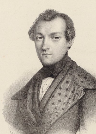 Portrait of the Pianist and Composer Antoine de Kontski by Romain Cazes