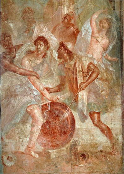 Achilles, Disguised as a Woman, is Recognized by Ulysses Among the Daughters of Lycomede at Scyros by Roman