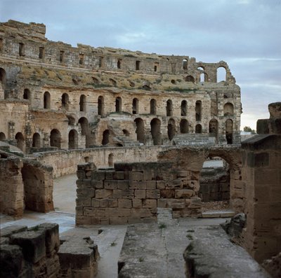 Amphitheater of El Djem, c. 238 AD by Roman