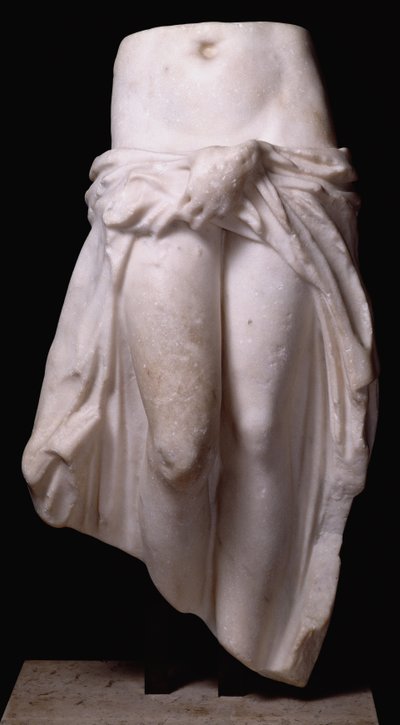 Aphrodite holding her garments, from Tripoli, c.370-24 BC by Roman
