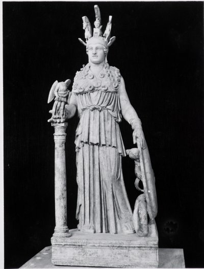 Athena Parthenos, copy of a 5th century original by Phidias by Roman