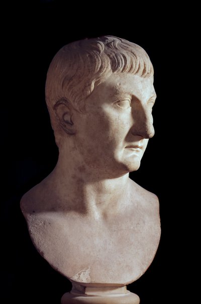 Bust of Drusus the Young, Son of the Roman Emperor Tiberius by Roman