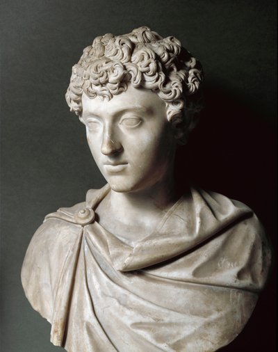 Bust of Marcus Aurelius as a Young Boy by Roman
