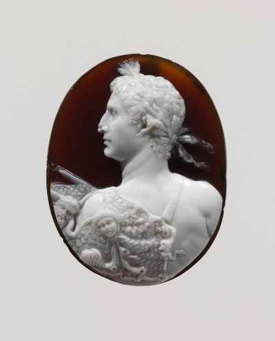 Cameo Portrait of the Emperor Augustus by Roman