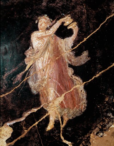Dancer with cymbals by Roman