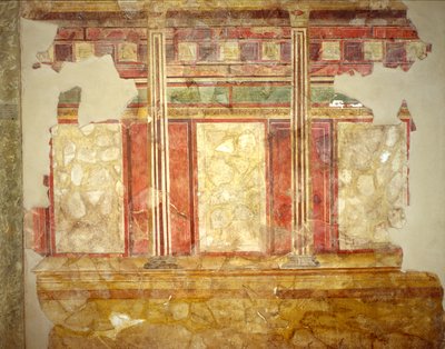 Decoration from the House of the Scalae Caci, Palatine Hill, Rome by Roman