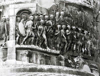 (detail) from the Column of Marcus Aurelius (Colonna Antonina) by Roman