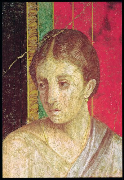 The Head of the Seated Mother (detail) by Roman