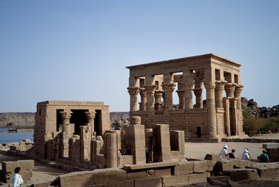 Egyptian Antiquity: Kiosk of Marcus Ulpius Trajanus (Trajan) by Roman