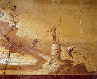 Fishing scene (detail) by Roman