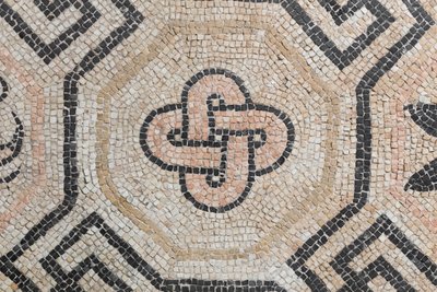 Geometric Pattern from the Via San Rocchino Domus, 2nd Century AD by Roman