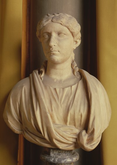 Head of Agrippina, the Former Wife of Germanicus by Roman