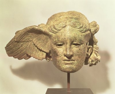 Head of Hypnos, or Sleep, 1st-2nd Century AD Copy of a Hellenistic Original by Roman