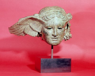Head of Hypnos, or Sleep, Copy of a Hellenistic Original, 1st-2nd Century AD by Roman