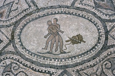 Hercules and Antaeus, from the Floor of 