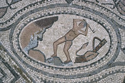 Hercules and the Augean Stables, from the floor of 