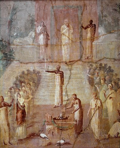 Isiac Ceremony, c.60-80 AD by Roman